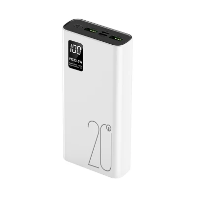 Banco de potência 20000 mAh Pd22.5W Pd20.0W e QC3.0